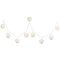 Svetelná reťaz Schnurli max. 0,06 Watt, 1,7m - biela, Romantik / Landhaus, plast (6/170cm) - Mömax