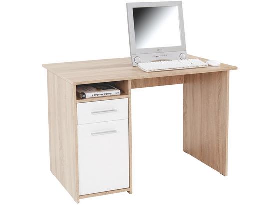 Íróasztal Palermo - Sonoma tölgy/fehér, modern, faanyagok (110/74/60cm) Íróasztal Palermo - Sonoma tölgy/fehér, modern, faanyagok (110/74/60cm)