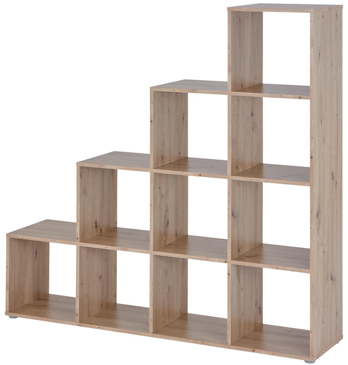 Raumteiler Pisa B: 149 cm Eiche Dekor - Eichefarben, MODERN, Holzwerkstoff (149/148/35cm)