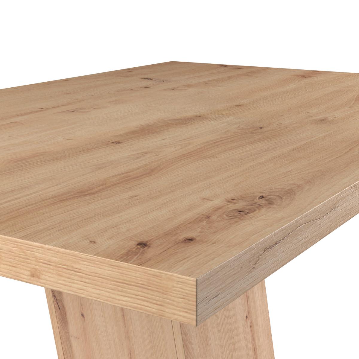 Esstisch Severin 138x90 cm Eichefarben - Eichefarben, MODERN, Holzwerkstoff (138/76/90cm)