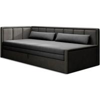 Récamiere Fulgeo Anthrazit/schwarz B: 82 Cm - Anthrazit/Schwarz, Design, Textil (82/77/214cm) - MID.YOU