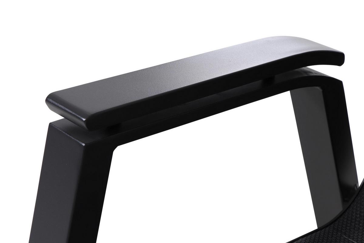 Gartentischgruppe Milano S.set + Silva 7tlg - Anthrazit, MODERN, Keramik/Kunststoff (100/88/220cm) - Siena Garden