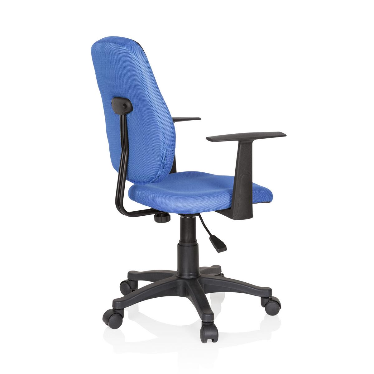 Jugenddrehstuhl Kiddy Style Blau/Schwarz - Blau/Schwarz, Basics, Kunststoff (56/89-99/50cm) - MID.YOU