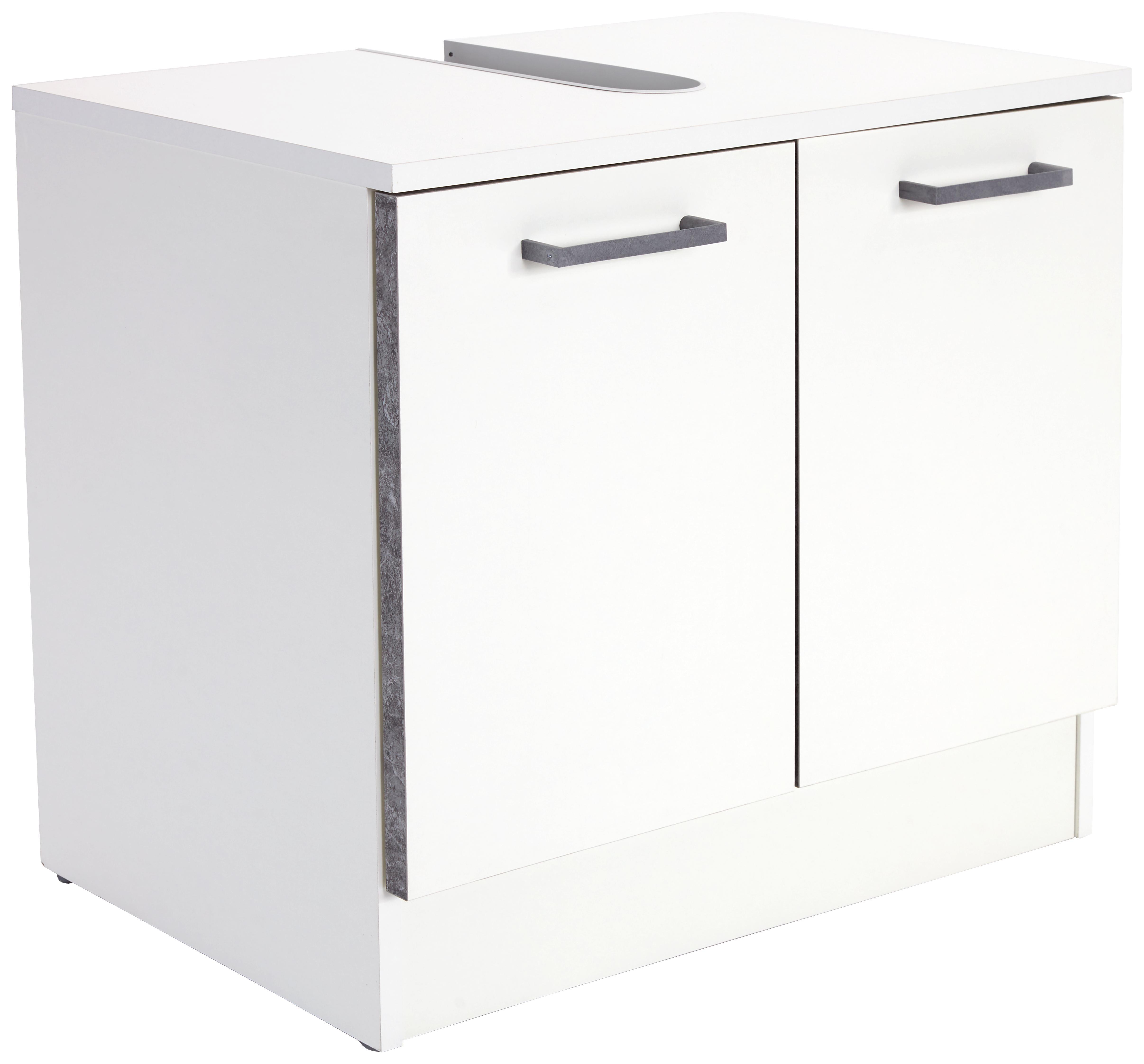 Mosdó Alsószerkény Verona - Fehér, konvencionális, Faalapú anyag (65,4/54,3/33cm)