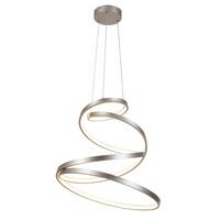 LED-Hängeleuchte Chantal - Champagner, Basics, Kunststoff/Metall (50/120cm) - Luca Bessoni