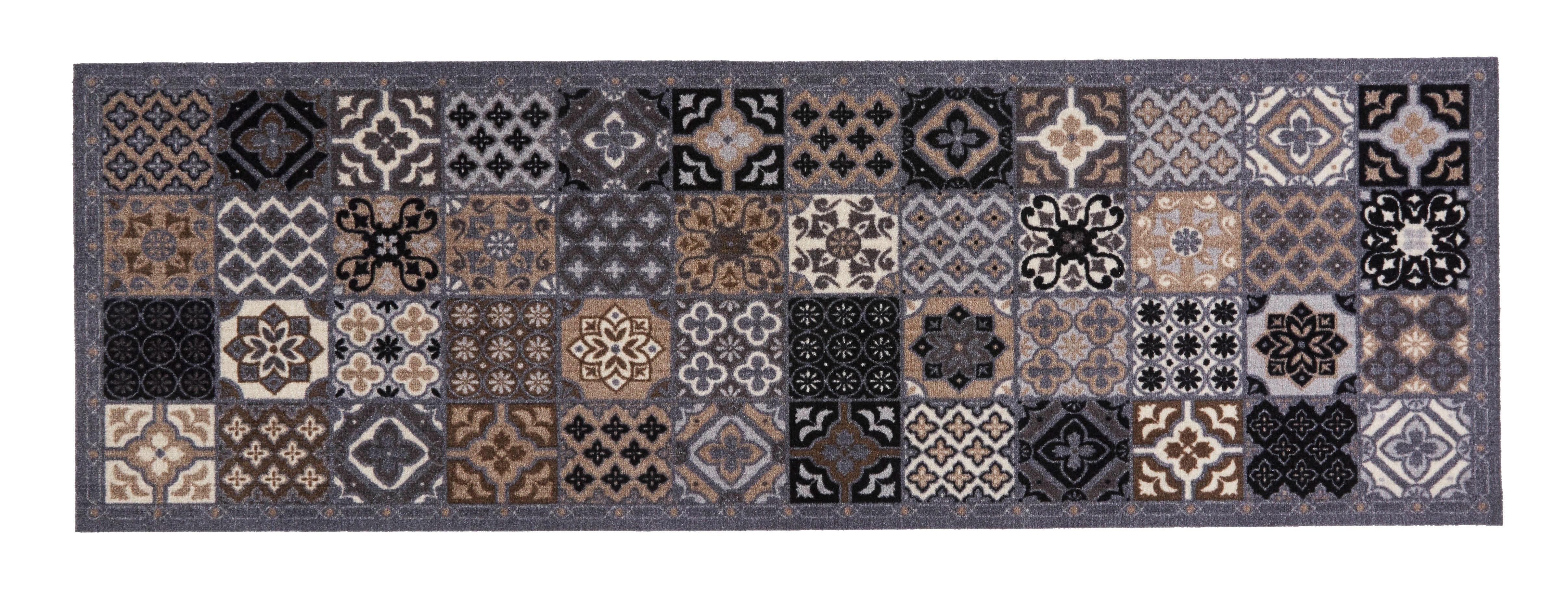Dveřní Rohožka Dilara, 50/150cm - šedá/béžová, Moderní, textil (50/150cm) - Modern Living
