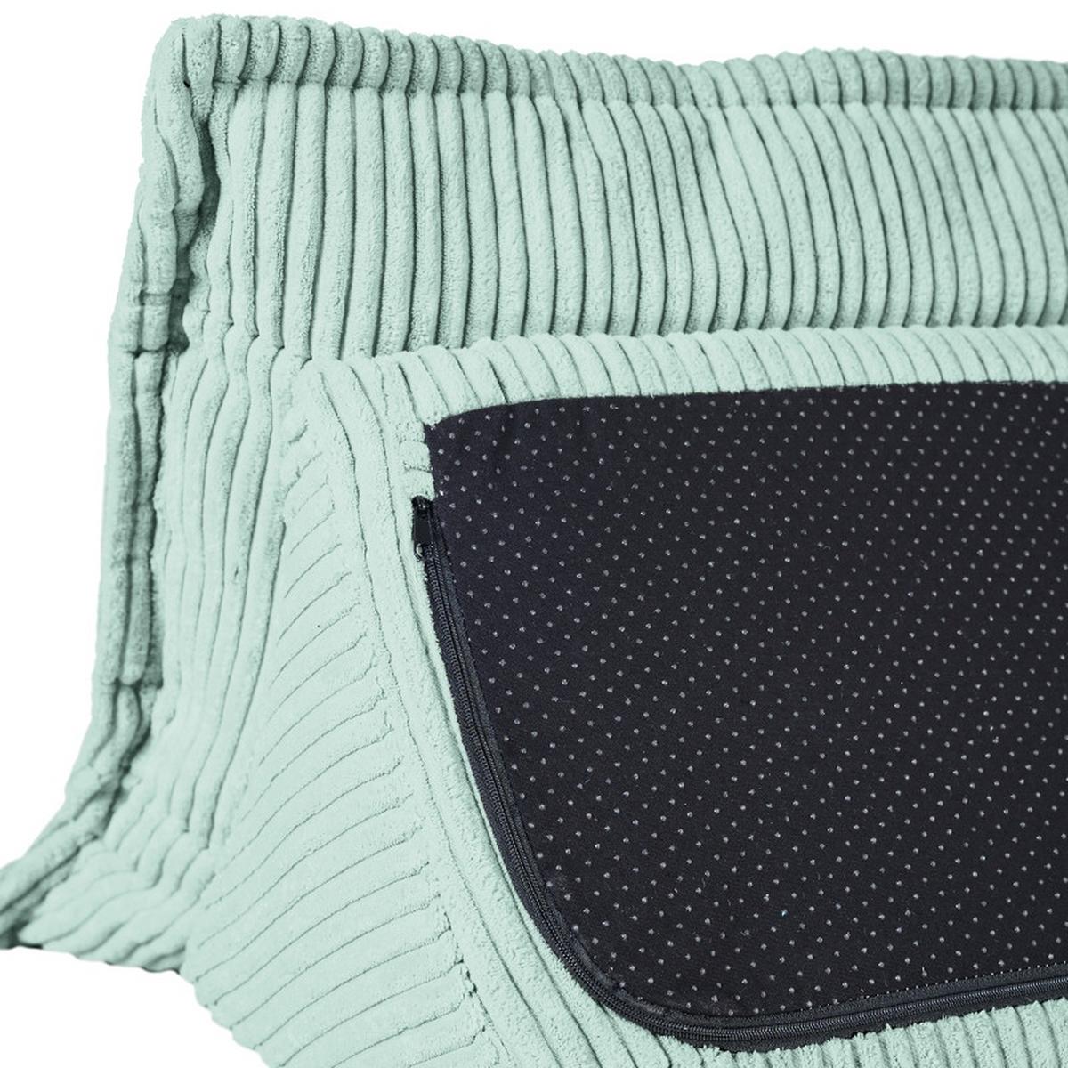 Rückenkissen Cordy, Blau B: 83 Cm - Blau, MODERN, Textil (83/25/42cm) - Trendmanufaktur