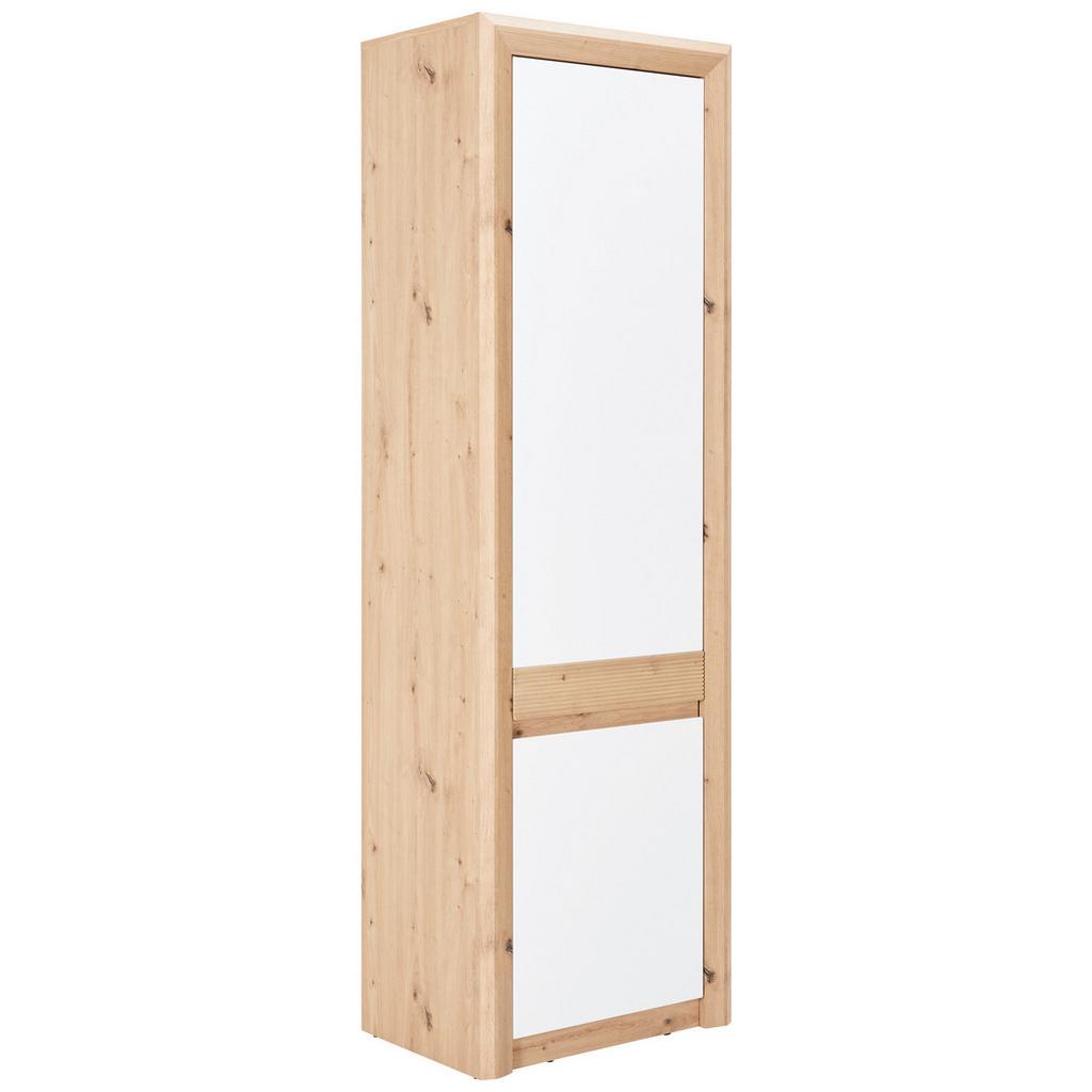 Garderobenschrank Kashmir New Eiche Dekor/Weiß B: 60 cm
