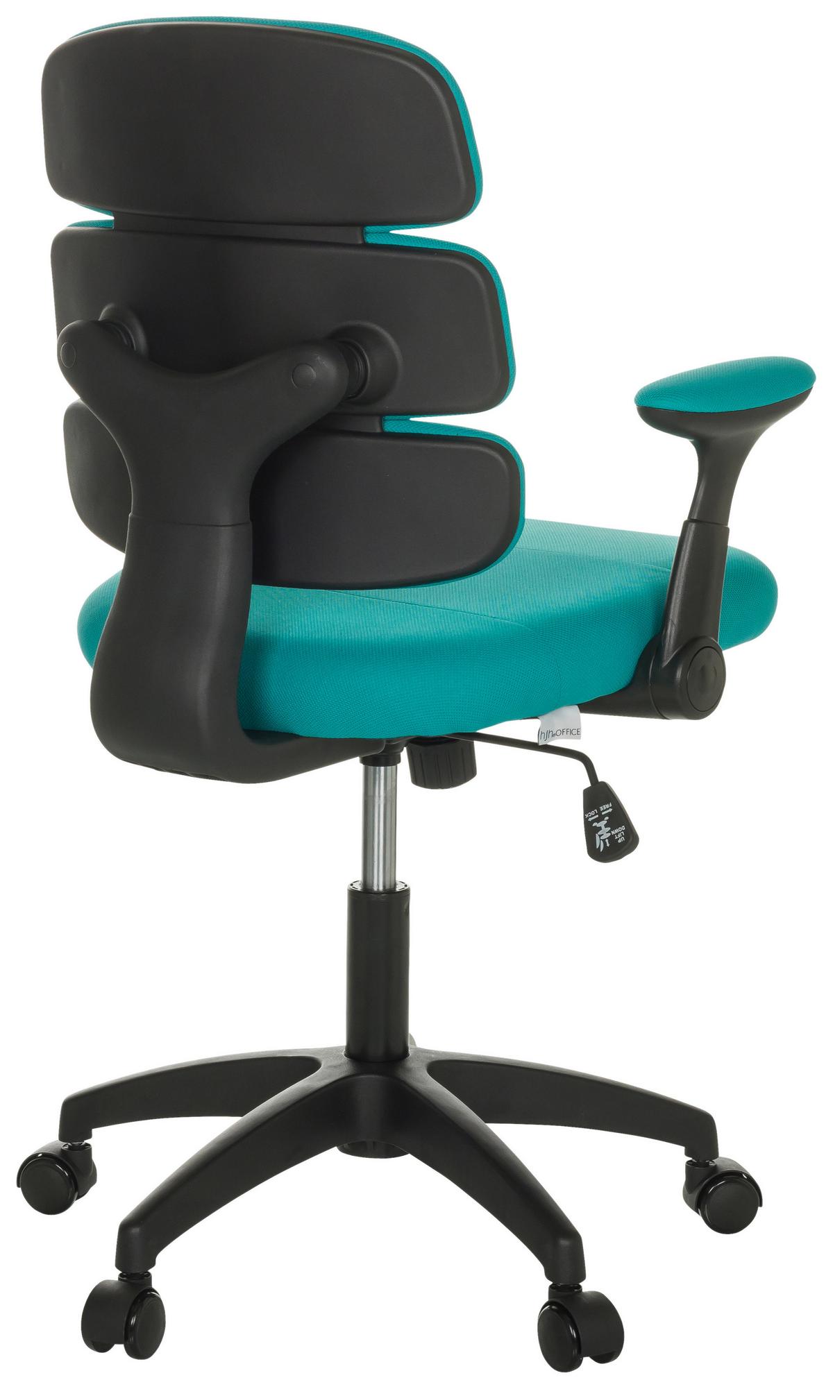 Jugenddrehstuhl Kid Ergolino B - Blau/Schwarz, Basics, Kunststoff/Textil (62/86-97/62cm) - MID.YOU