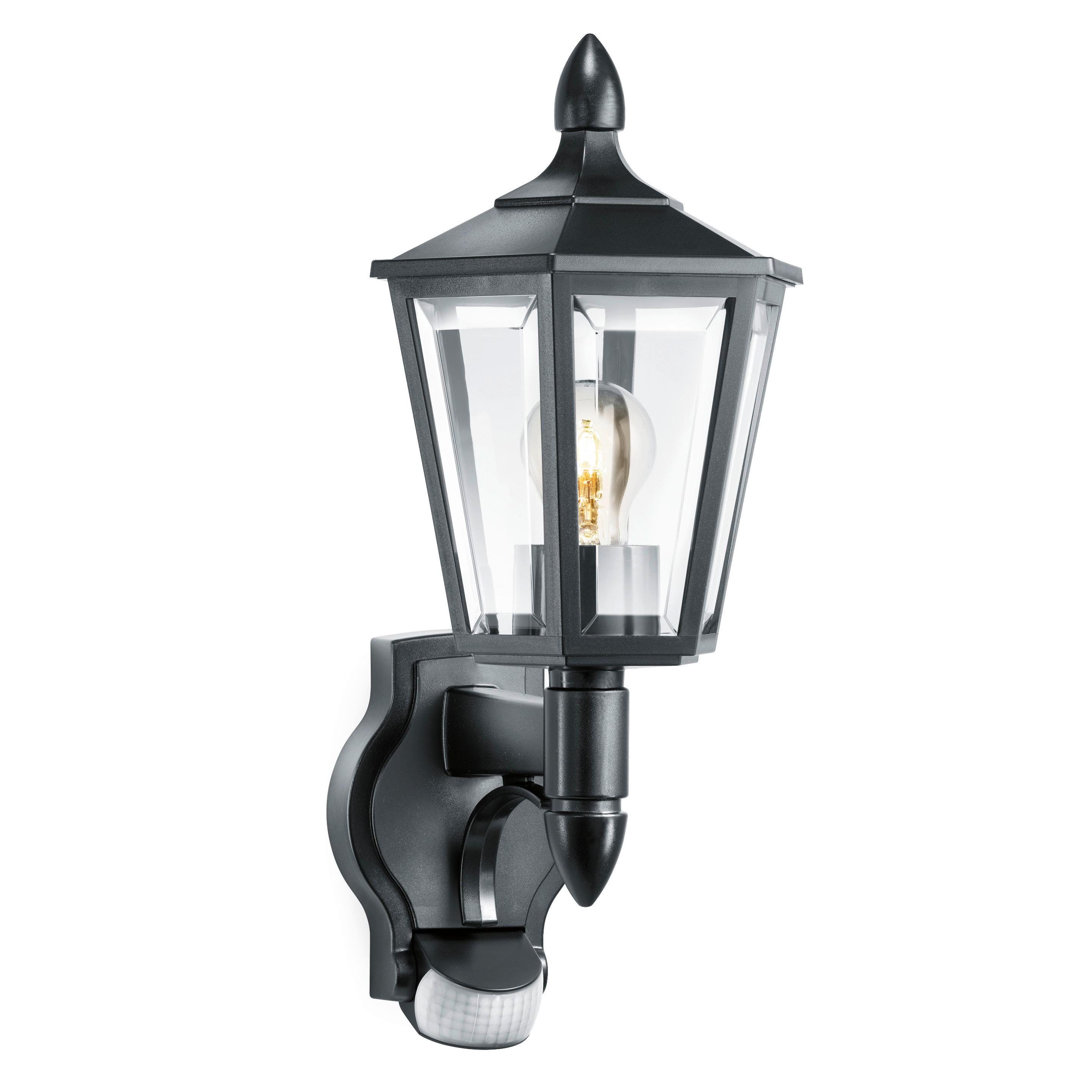 Außenwandleuchte L 15 S Schwarz - Schwarz, Design, Kunststoff (24,3/18,8/41cm) - Steinel