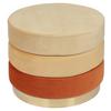 Hocker Elyse 100 Goldfarben/orange D: 50 Cm - Goldfarben/Orange, Design, Textil (50/42cm) - Kayoom