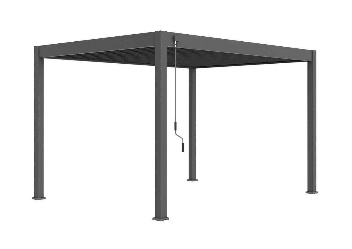 Pavillon Classic 400x300cm Sturmfest, Gartenpavillon - Anthrazit, Basics, Metall (400/255/300cm) - WEIDE