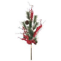 Umělá rostlina Výška 74 cm - zelená/hnědá, Basics, plast (74cm) - Mömax