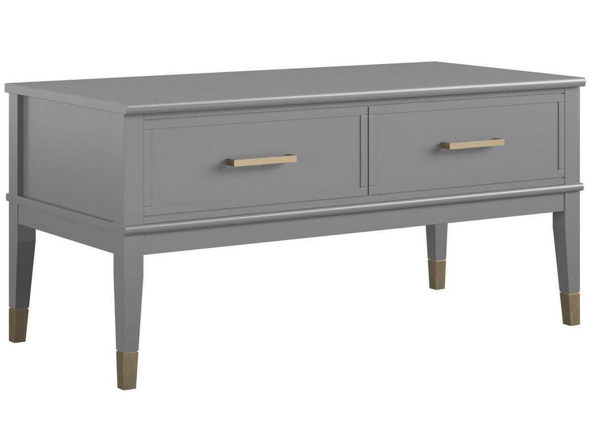 Couchtisch Westerleigh Graphitfarben B: 106 cm - Graphitfarben, Design, Holzwerkstoff/Metall (106/52/51cm) - MID.YOU