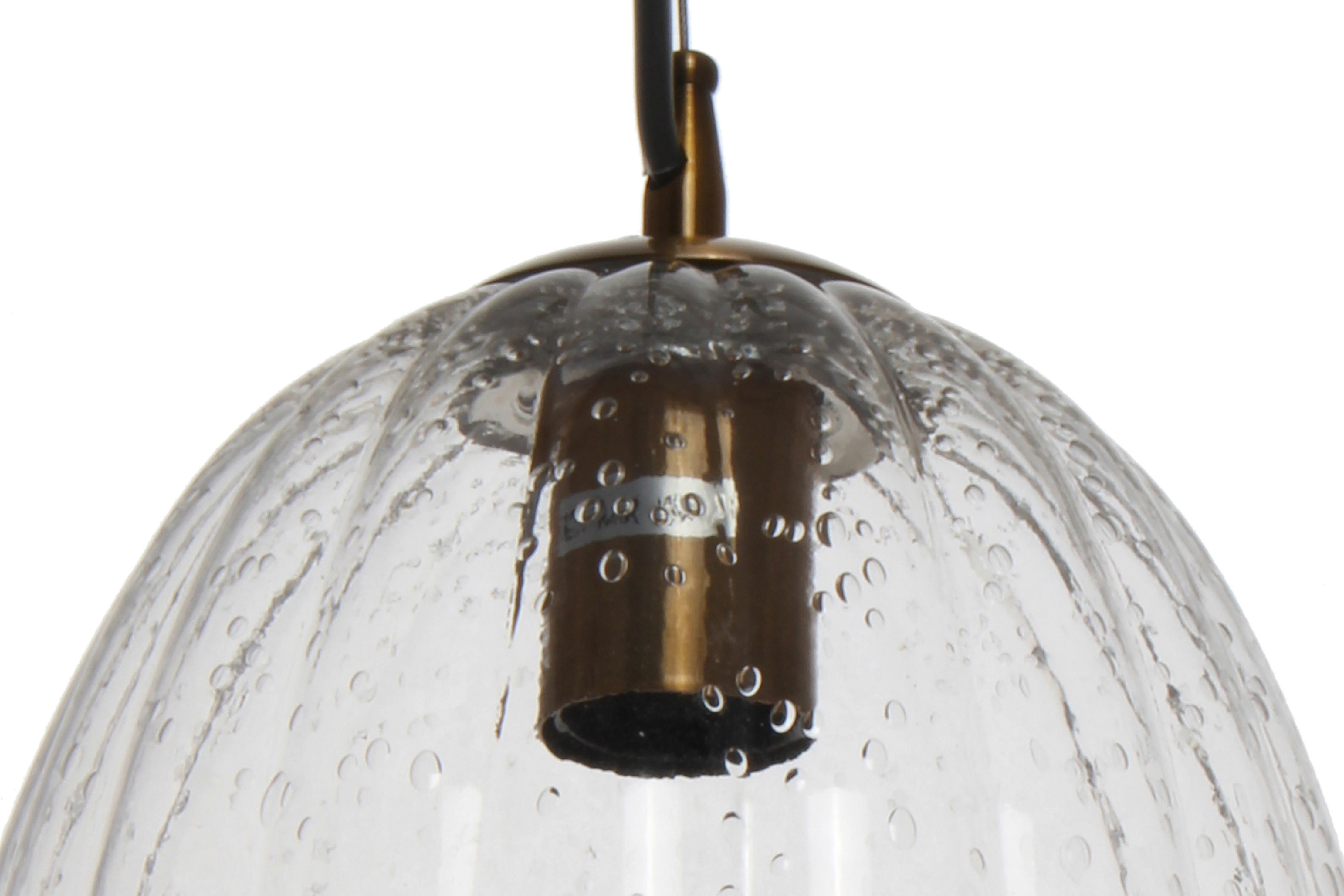 Hängeleuchte Virgina 125 Klar B: 23 Cm - Klar, Basics, Glas/Metall (23/23/36cm) - Kayoom