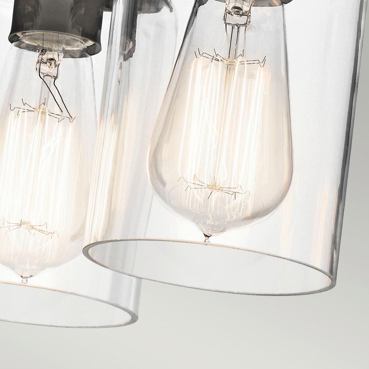 Deckenleuchte Brinley Ø 28,2 Cm, 3-Flammig - Bronzefarben, Design, Glas/Metall (28.2/20.2cm) - Elstead Lighting