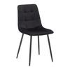 Jídelní židle RIA černá - černá, Moderní, kov/dřevo (43,5/87/54cm) - Bessagi Home