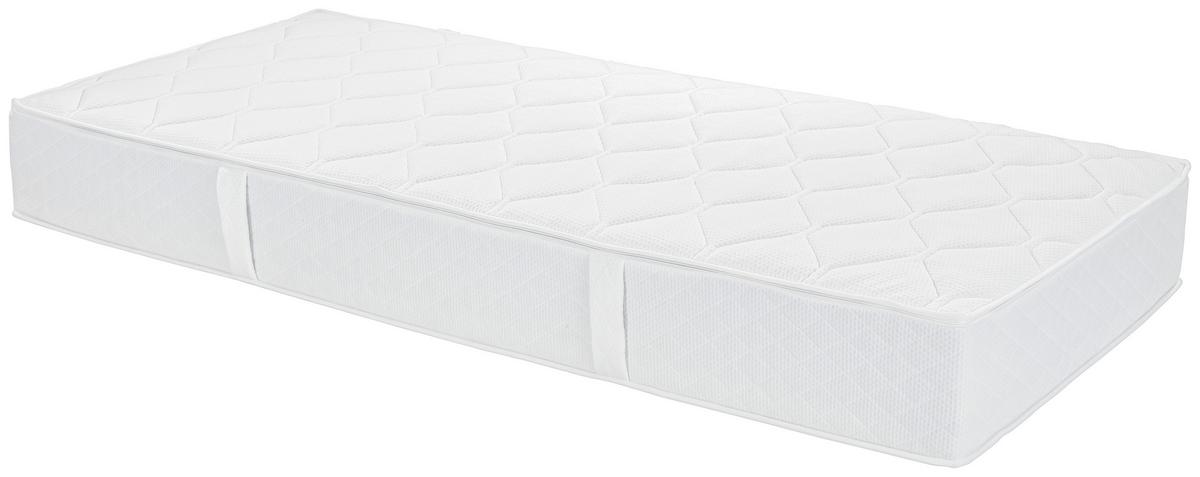 Taschenfederkernmatratze Noxira 90x200cm Mittelfest - Weiß, Textil (90/200cm) - Primatex