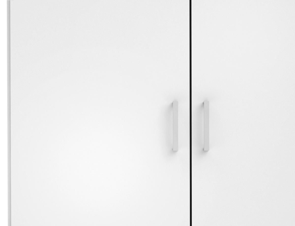 Kleiderschrank Space, Weiß, B: 77,6 Cm - Weiß, Basics, Holzwerkstoff (77,6/175,4/49,5cm) - MID.YOU