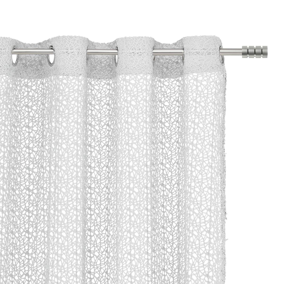 ZÁVES S OČKAMI Astrid, 140/245 cm - strieborná, Modern (140/245cm) - Modern Living