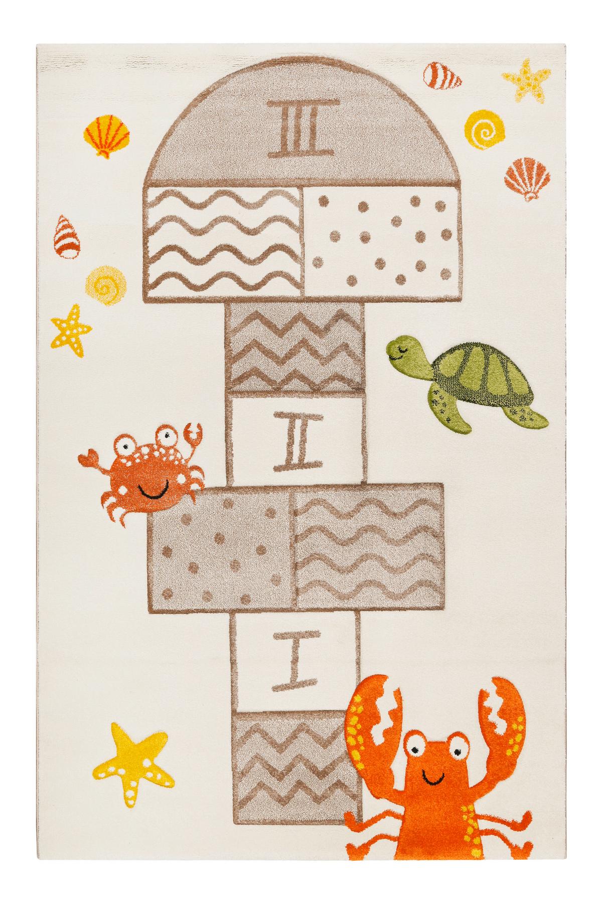 Spielteppich Playground - Beige/Multicolor, Trend, Textil (160/225cm) - Esprit