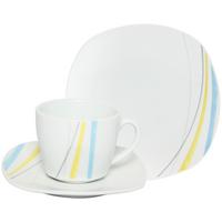 Kávéskészlet Ragnar - sárga/világoskék, Modern, kerámia - Luca Bessoni