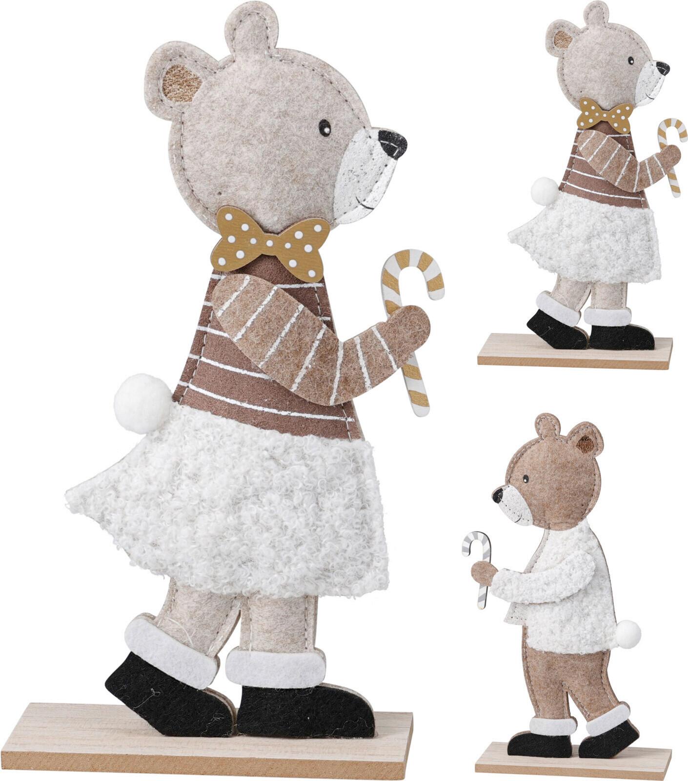 Dekor Medve Gr9124850 - többszínű, Basics, fa (22cm)