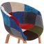 Stuhl Patchwork Style - Multicolor/Naturfarben, MODERN, Holz/Kunststoff (59/81/55cm) - Ombra