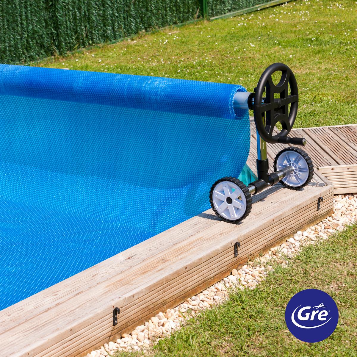 Schutzplane Planenaufroller - Alufarben, KONVENTIONELL, Metall (5,5cm) - Gre