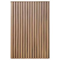 Outdoor Paneel L: 130 cm Wpc Hellbraun - Hellbraun, MODERN, Holzwerkstoff/Kunststoff (130/21,9/2,6cm)