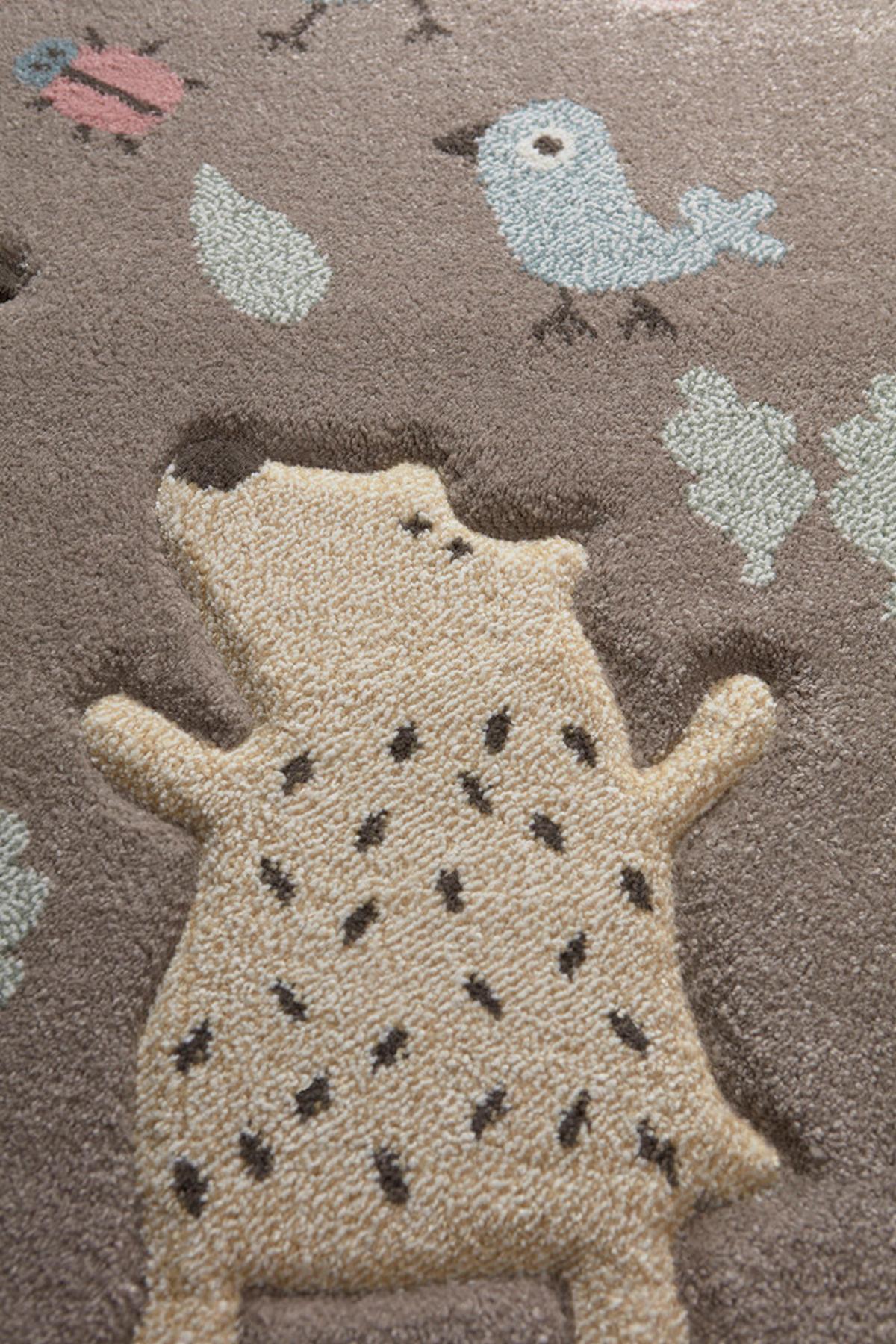 KINDERTEPPICH FOREST - Taupe, Trend, Textil (133/200cm) - Sigikid