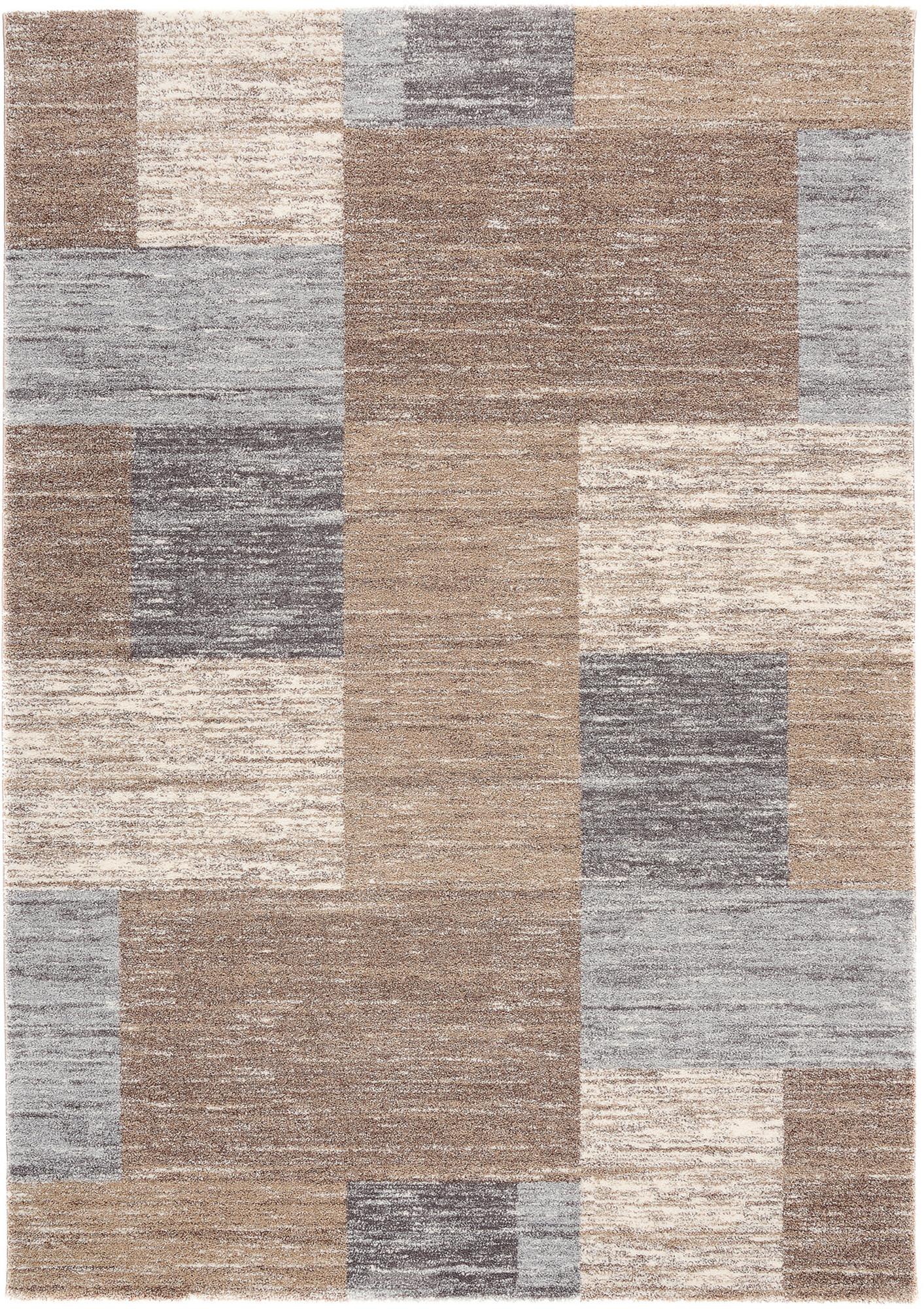 Webteppich Grande Braun/Beige 160x230 cm - Beige/Braun, KONVENTIONELL, Textil (160/230cm) - Novel