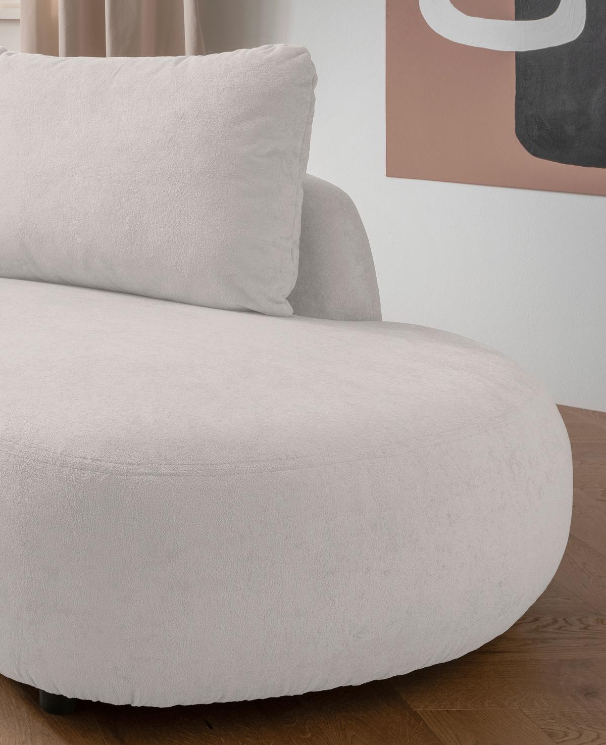 Ecksofa Doppo, Beige S: 139x250 cm - Beige/Schwarz, MODERN, Textil (139/250cm) - Livetastic