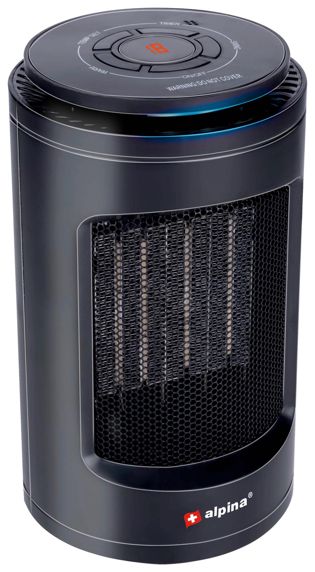 Heizlüfter 23,3 cm - Schwarz, Basics, Kunststoff (23,3cm) - Grundig