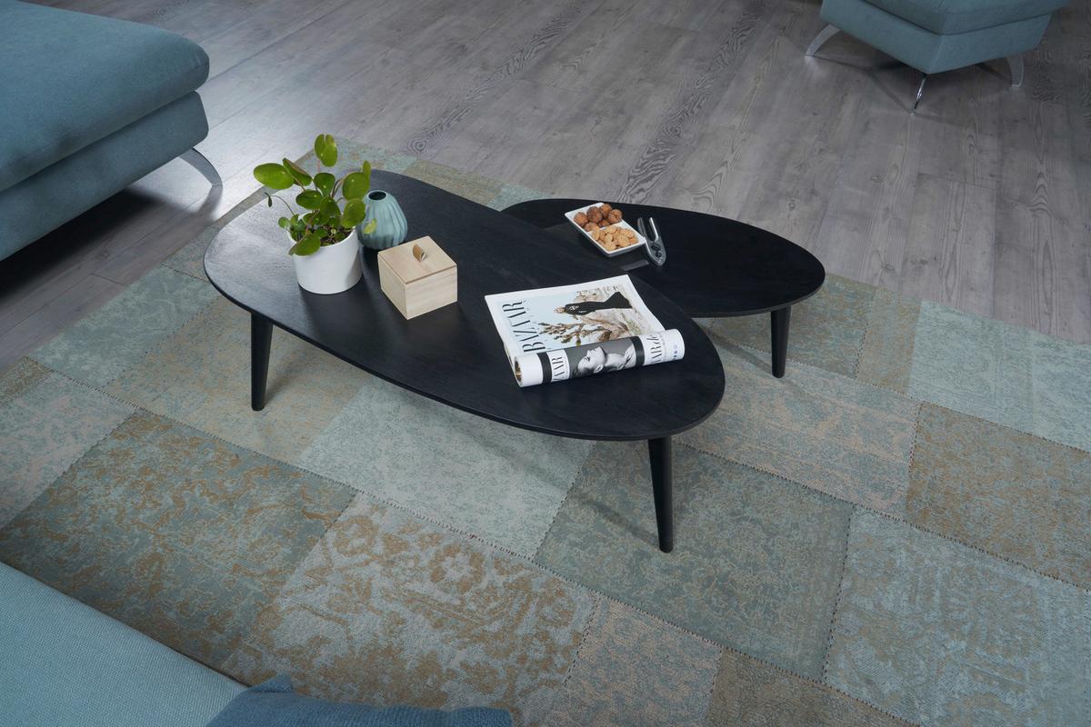 KONFERENČNÝ STOLÍK WL6.725 - čierna, Design, drevo (100/50/42cm) - P & B