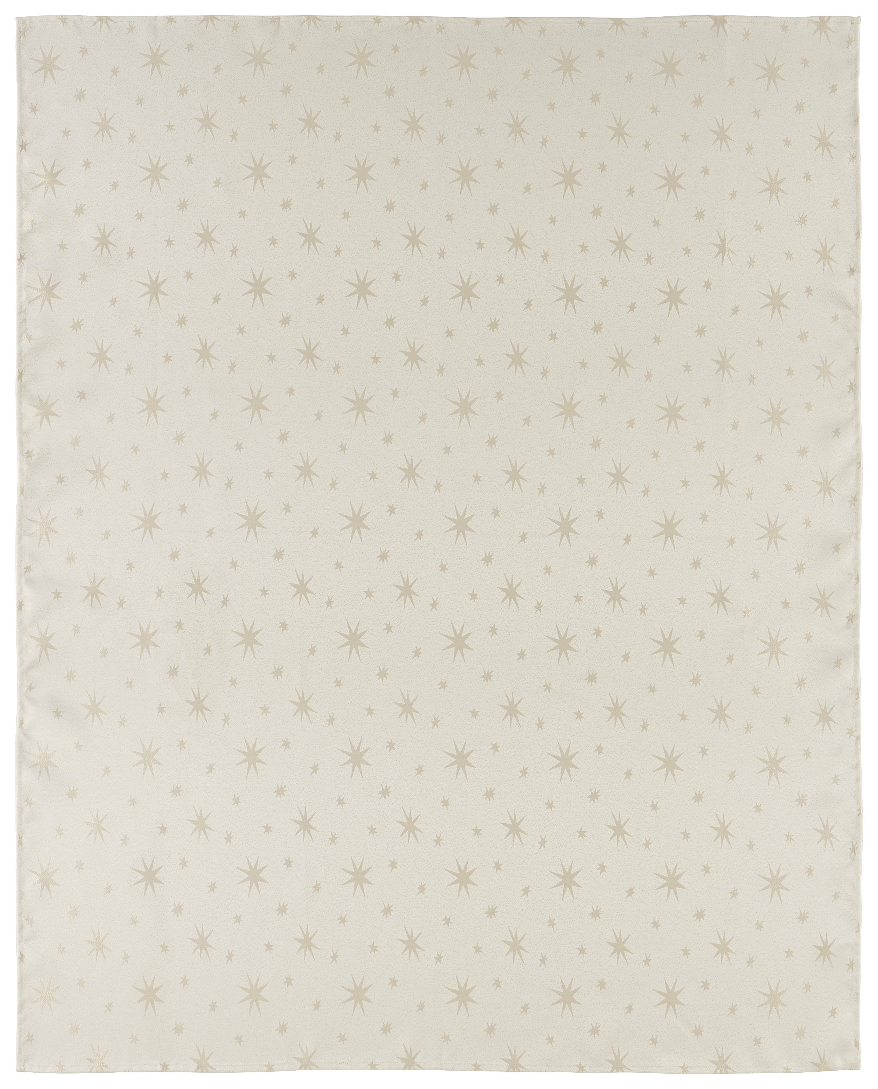 Tischdecke Oslo Versch. Farben 160x130 Cm Wasserabweisend - Champagner/Dunkelgrau, KONVENTIONELL, Textil (130/160cm) - Ondega