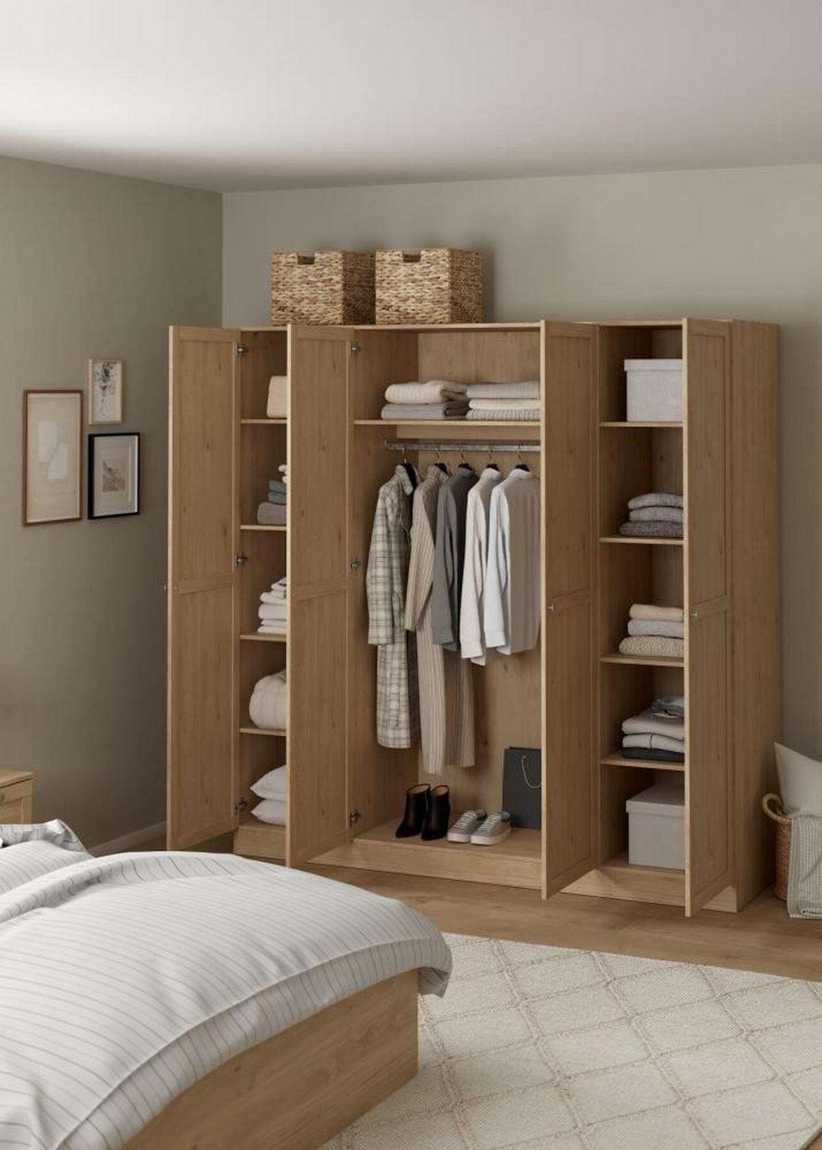 Ruhásszekrény Billund 195/200cm - Konventionell (195/200/62cm)