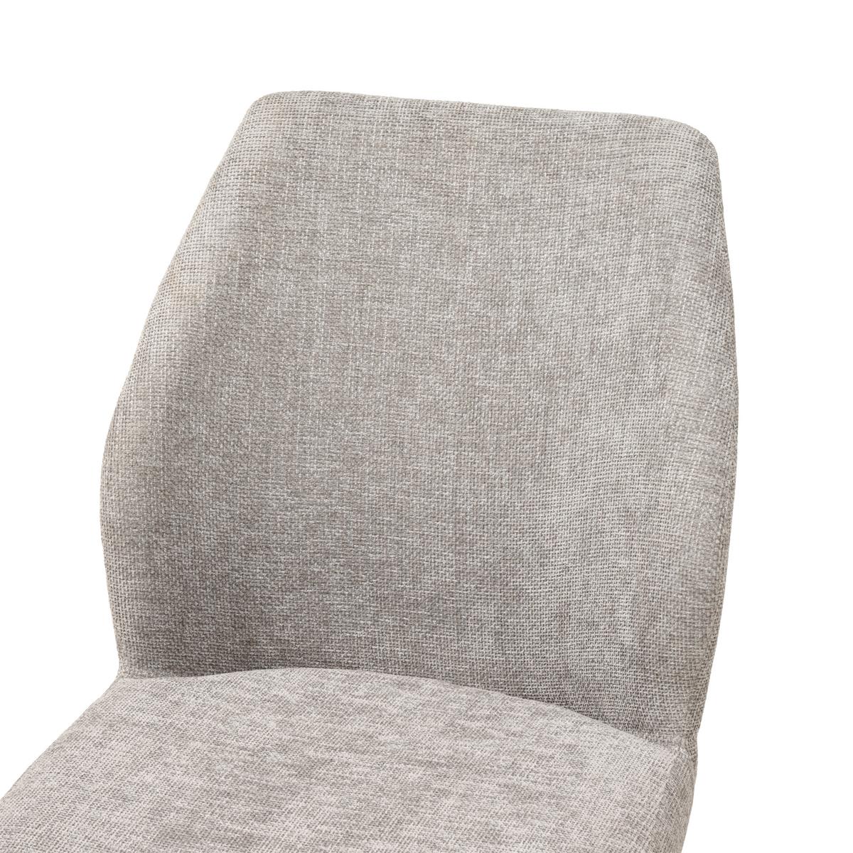 Tischgruppe Perth 5-Teilig Dunkelgrau, B: 140 cm - Dunkelgrau, KONVENTIONELL, Textil/Stein (90/140/76cm) - MID.YOU