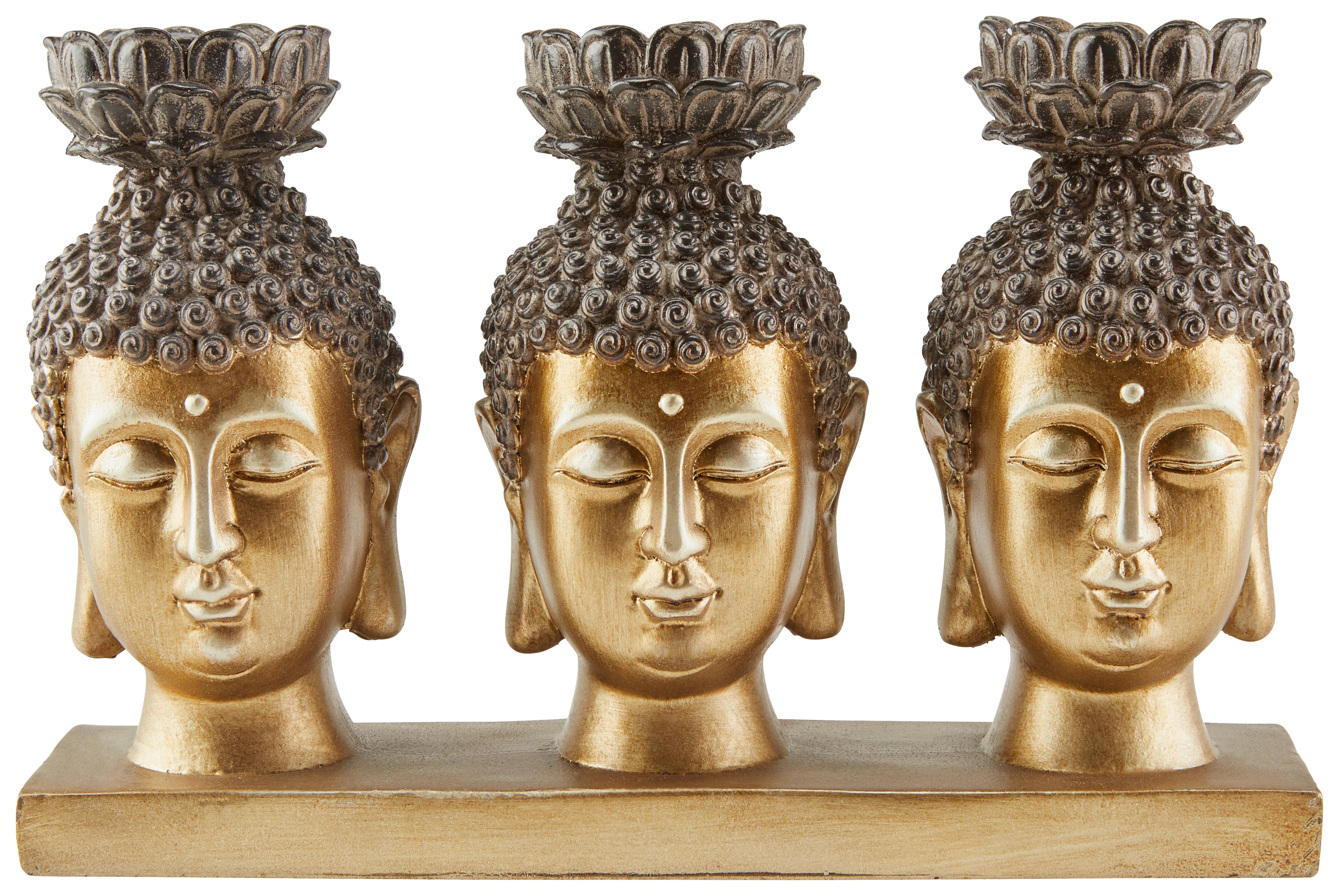 Teelichthalter Buddha-Trios Form eines in