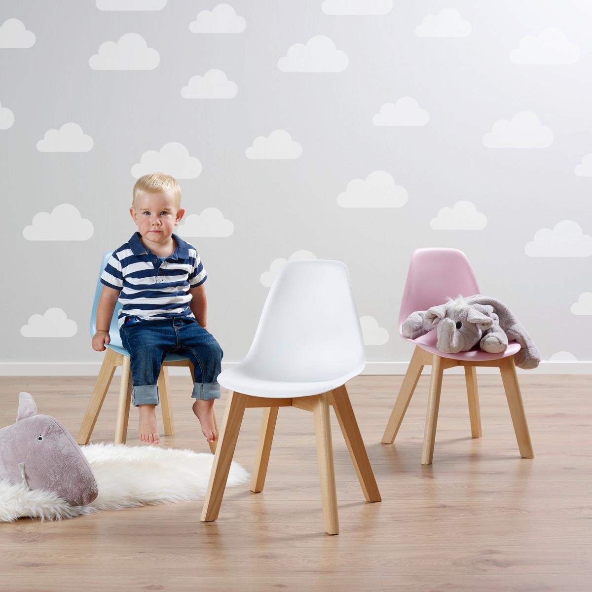 Dětská židle Tibby - růžová, Moderní, dřevo/plast (30/58/34cm) - P & B
