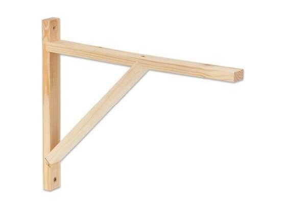 Nastěnný Držák Olaf 3 - barvy borovice, Moderní, dřevo (42cm) Nastěnný Držák Olaf 3 - barvy borovice, Moderní, dřevo (42cm)