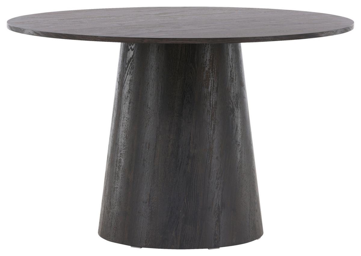 Esstisch Lanzo - Schwarz/Braun, Design, Holz (120/120/75cm) - Livetastic
