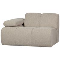 Sofaelement Mojo Beige B: 97cm - Beige/Schwarz, Design, Textil (97/74/124cm) - Livetastic