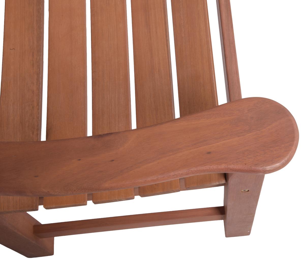 Gartenbank Holz Kingston 3-Sitzer - Eukalyptusholzfarben/Braun, MODERN, Holz (151/92,5/67cm) - Gardenson