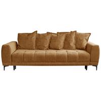 Schlafsofa Weronika, Hellbraun B: 247 Cm - Hellbraun/Schwarz, Design, Holz/Holzwerkstoff (247/94/90cm) - MID.YOU