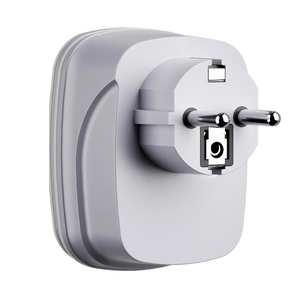 ROZBOČOVACÍ ADAPTÉR DO ZÁSUVK ALRO - biela, Konventionell, kov/plast (8/6/8cm) - Mömax