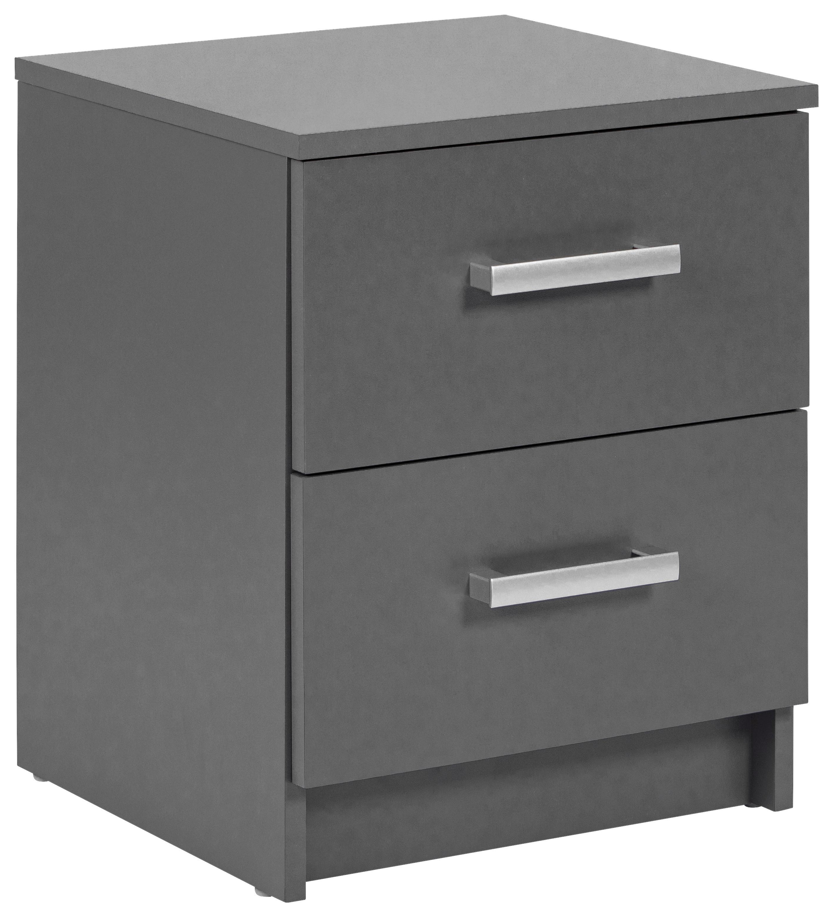 Kommode B: 41,20 cm Elenzio, Graphitfarben - Graphitfarben, Basics, Holzwerkstoff (41,20/40/50,8cm) - MID.YOU