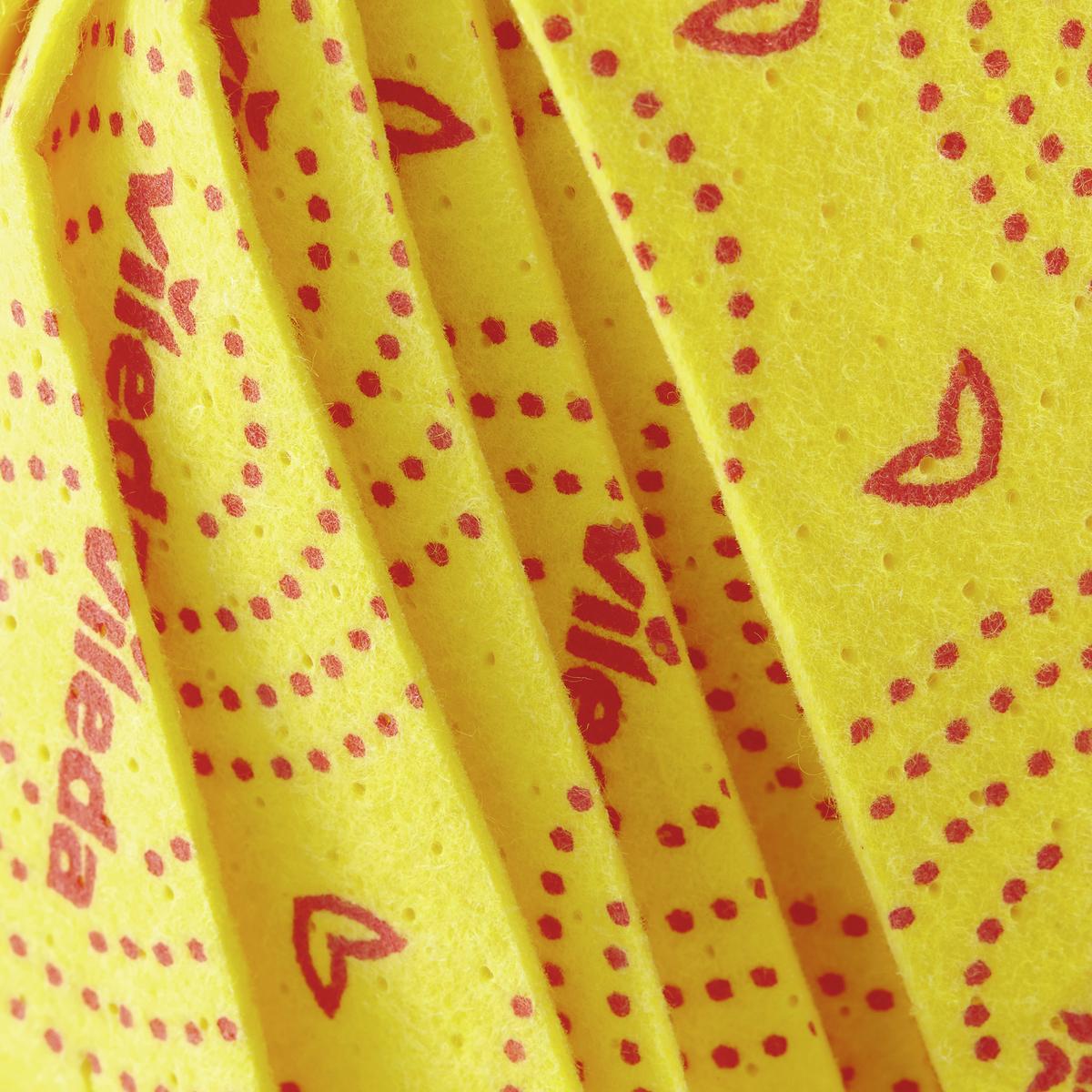 Ersatzmopp Super Mocio Soft - Gelb, KONVENTIONELL, Textil (8.8/36.5/15cm) - Vileda