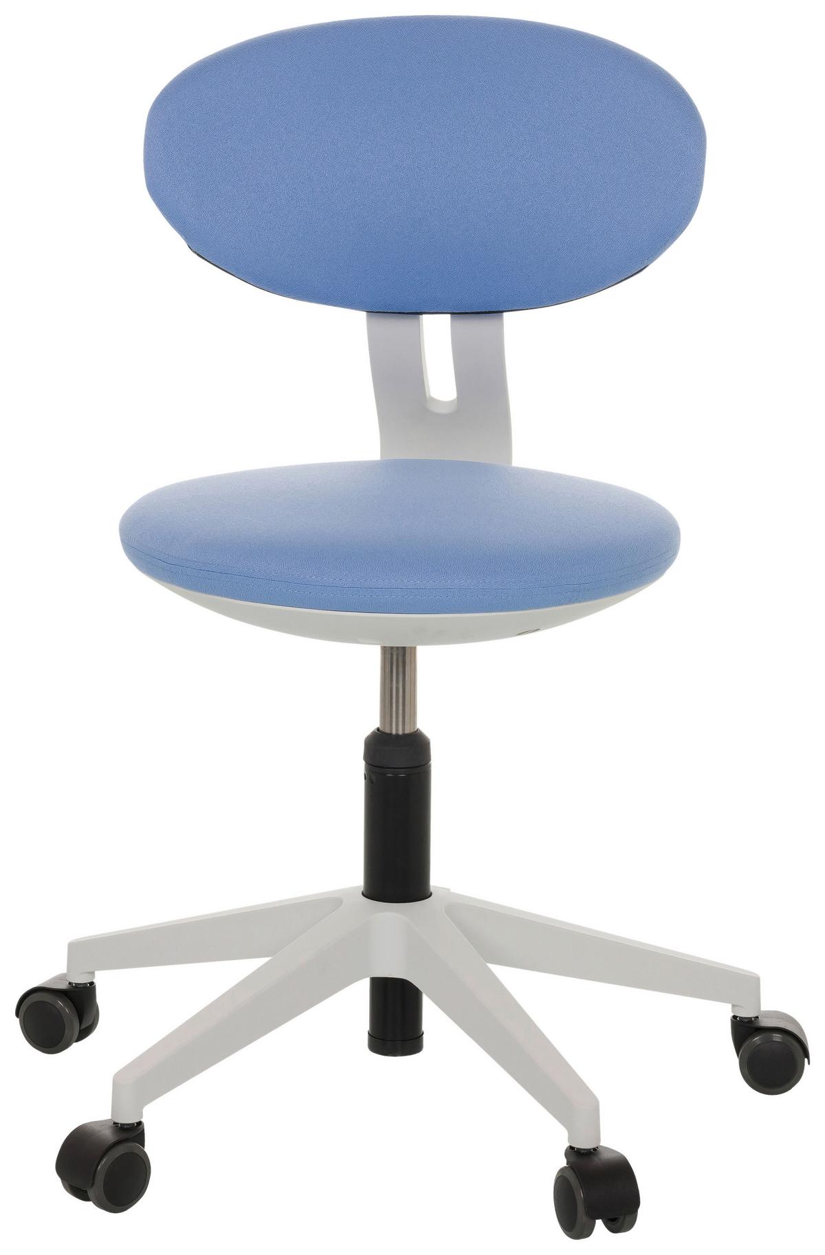 Jugenddrehstuhl Minimovo - Blau/Grau, Basics, Kunststoff/Textil (42/66-87/52cm) - MID.YOU