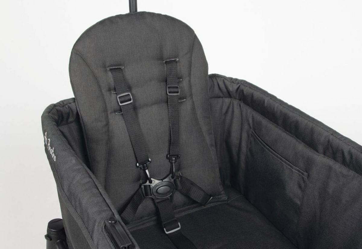 BOLLERWAGEN KLAPPBOLLERWAGEN CRUISER - Anthrazit, Basics, Kunststoff/Metall (118/64/64cm) - Pinolino